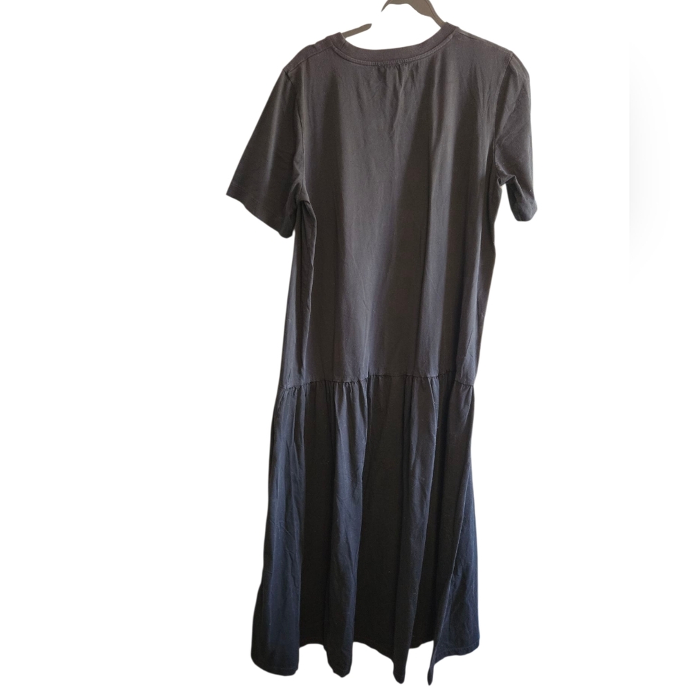 COS Maxi Tshirt Dress Black - Picture 2 of 6